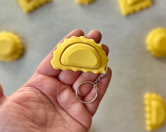 Clicky Ravioli Fidget Toy: Sensory Keychain