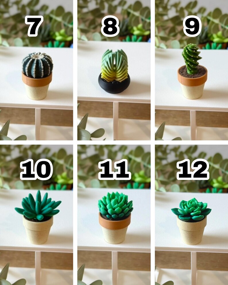 Spinning Succulent Fidget Toy: Sensory Cactus Desk Toy - ForgeCore Fidgets image 5