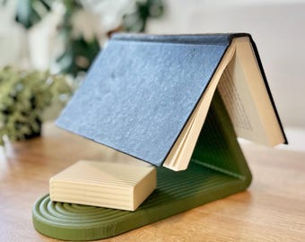 Solace Modern Arched Book Nook | Reading Rest & Drink Coaster