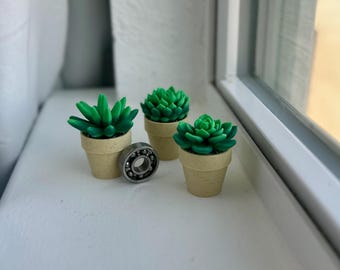 Spinning Succulent Fidget Toy: Sensory Desk Toy - ForgeCore Fidgets
