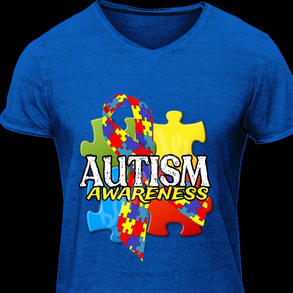 Autism Awareness png instant download dtf digital file