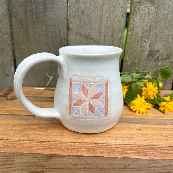 Ceramic Quilt Mug