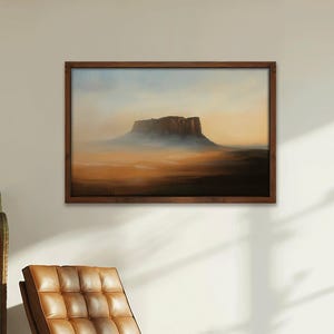 Western Desert Wall Art Large Canyon Landscape Print For Home Decor