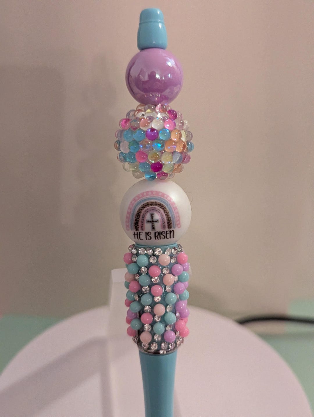 He is Risen Easter Bead Pen - Etsy