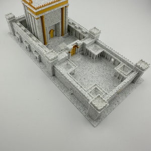 Nuevo modelo: Segundo Templo de Jerusalén (Templo de Herodes) del Templo del Rey Salomón - Impreso en 3D
