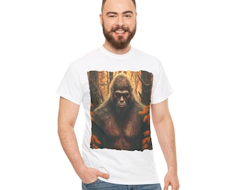 Bigfoot, Sasquatch, Journal Bigfoot, Cadeau pour amoureux du Bigfoot, Cadeau pour ami, T-shirt unisexe en coton épais