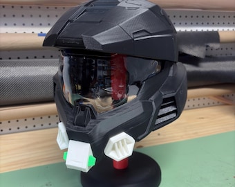 DIY Visor included MK VII Helmet Halo Inspired 3D Printed Helmet
