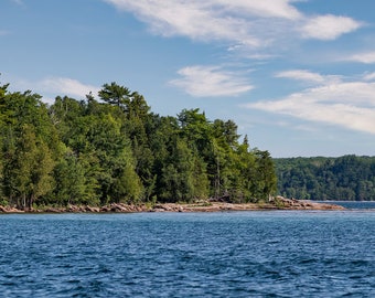 Panoramic of Lake Superior Shoreline in Northern Wisconsin