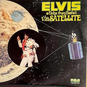 Vintage 1973 Elvis Presley ""Aloha from Hawaii via Satelite" 2xLP Vinyl - Original Pressung VPSX-6089-2."