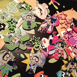 CALLIE + MARIE SURPRISE mini keychains - gacha blind bag mystery holo mini keychain