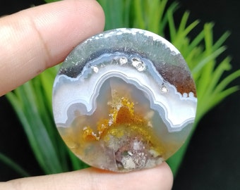 Moss agate chrysocolla chalcedony