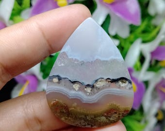 Moss agate chrysocolla chalcedony