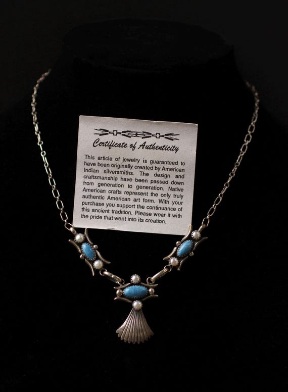 Native American Very Rare Authentic Early 1900's Vintage Santo Domingo Turquoise Necklace Native American Very Rare Authentic Early 1900's Vintage Santo Domingo Turquoise Necklace