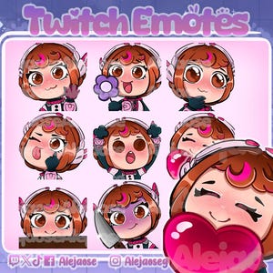 Juno (Ochaco) Emotes Overwatch 2 para Twitch/Discord