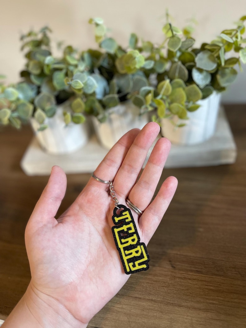 Custom Cowboy Cowgirl Keychain Western Keychain Raise Hell Boho Custom