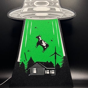 Alien LED Sign | Wall Decor | Area 51 | Bigfoot | Gift for Him | Gift For Her | Mancave | Extraterrestrial | UFO