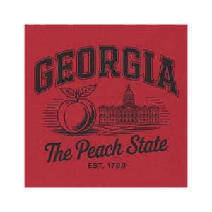 Georgia Car Magnet | USA Pride Vehicle Decor | Home State Gift Souvenir | Unique Georgia  Souvenir