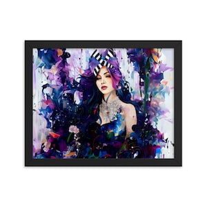 Mesmerized v3 framed poster