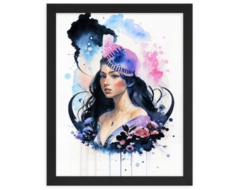 Essence of beauty v3 gerahmtes Poster
