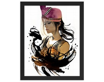 Memory of innocence v3 framed poster