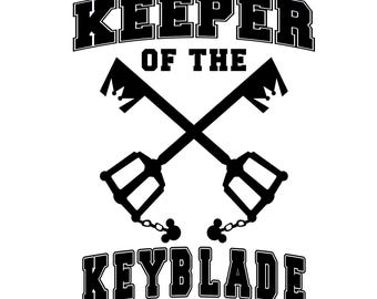 Keyblade SVG PNG Cut File, Fantasy Sword Gamer SVG, Crossed Blade Design