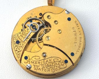 Authentic Antique Waltham Pocket Watch Pendant