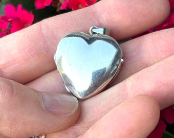 Silver Heart Locket Pendant