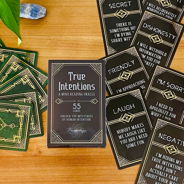TRUE INTENTIONS A Mind Reading Oracle Card Deck