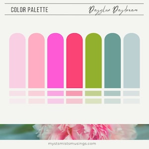 Color Palette | Dayglow Daydream | Hex Codes | Branding | Web Design | Wedding Colors | Instagram Highlight Covers | Pink | Magenta | Green