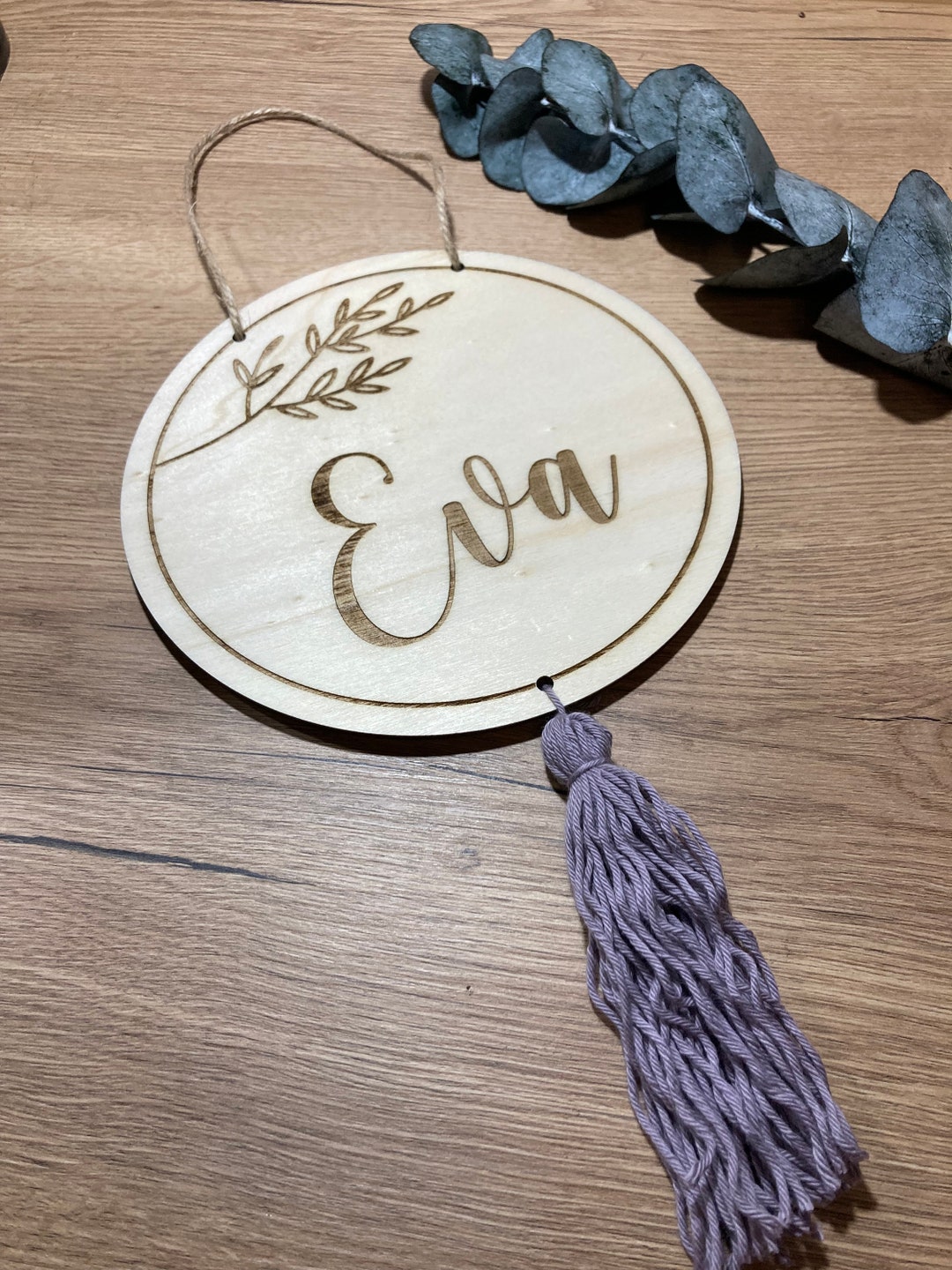 Personalized Door Sign Door Hanger Name Plate Birth Gift Birthday Plaque Etsy