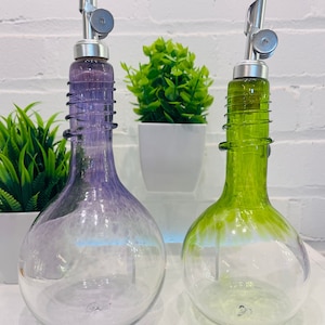 Olive Oil & Vinegar Spiral Neck Drizzler Cruet Bottle