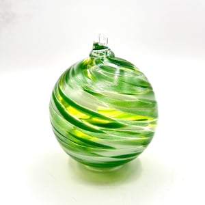 Hand Blown Glass Holiday Ornament – Unique Christmas Tree Decoration