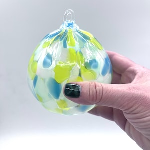Hand Blown Glass Holiday Ornament – Unique Christmas Tree Decoration