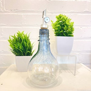Olive Oil & Vinegar Spiral Neck Drizzler Cruet Bottle
