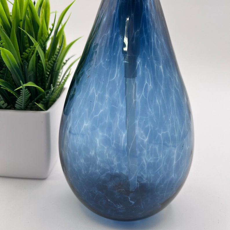 Hand Blown Glass Soap Dispenser Etsy