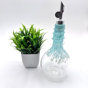 Celadon Spiral Cruet Bottle – Perfect Oil & Vinegar Drizzler