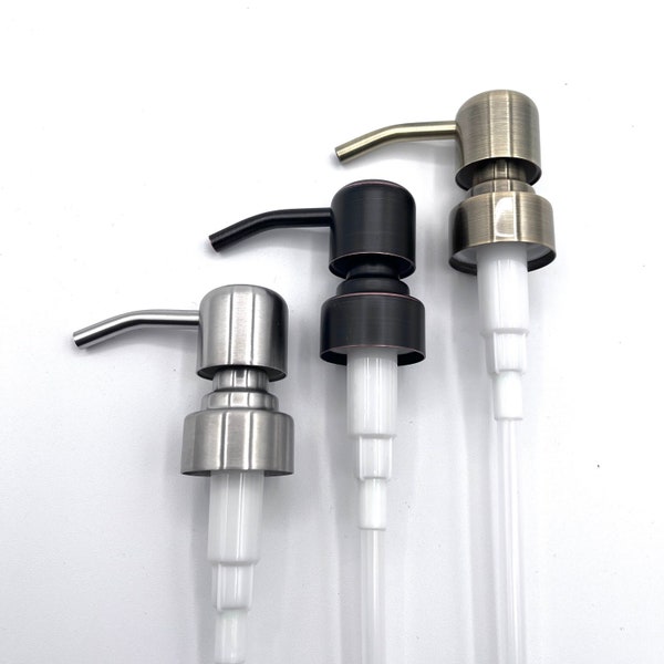 Replacement Soap Pump ~ Make Your Own Soap Dispenser. Nickel, Brass, and Bronze