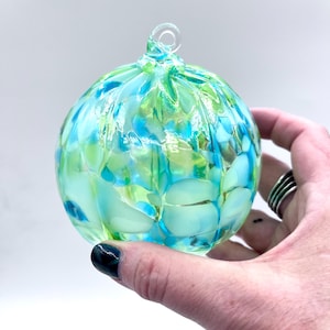 Hand Blown Glass Holiday Ornament – Unique Christmas Tree Decoration