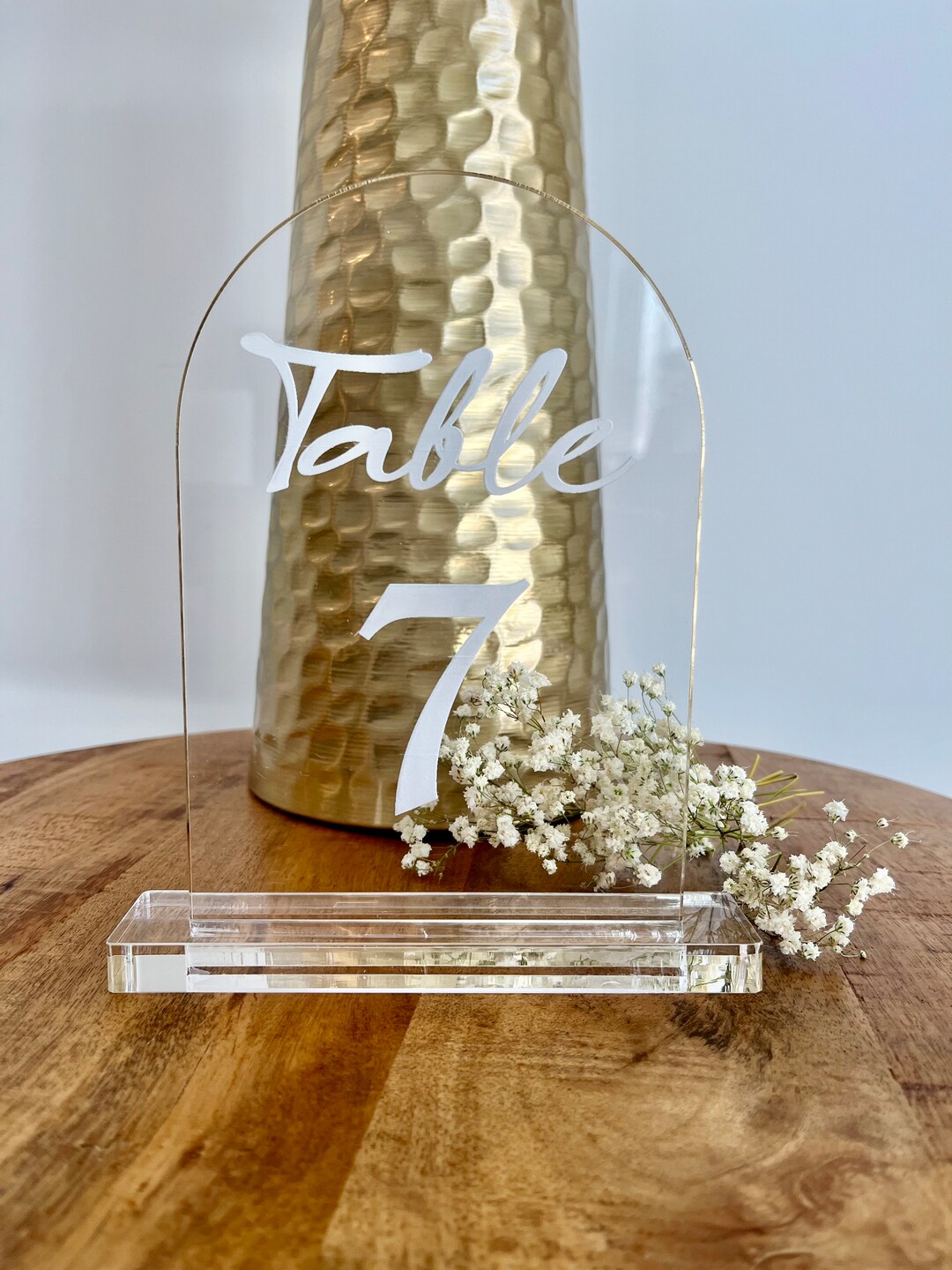 Acrylic Table Numbers - Etsy