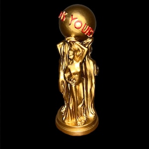 Scarface Movie Fan Decor: The World is Yours Statue