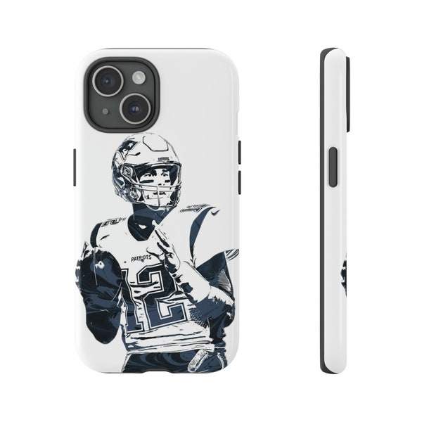 Phone case Tom Brady phone case New England patriots phone case for gift for him for fan phone case for iPhone