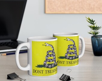 Mug 11oz DONT TREAD MUG tea cup flagon tankard seidel beaker stein pot dirt mud java brew cuppa go juice jitter juice morning jolt 