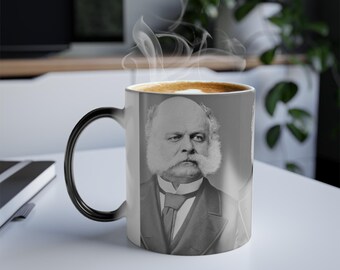 Color Morphing Mug, 11oz CIVIL WAR MUG tea cup flagon tankard seidel beaker stein pot dirt mud java brew cuppa go juice jitter juice