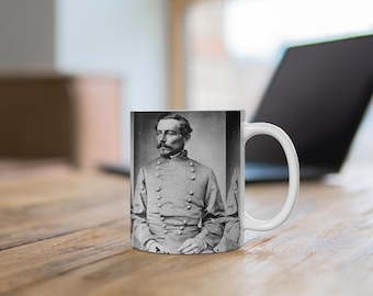Mug 11oz GEN BEAUREGARD MUG tea cup flagon tankard seidel beaker stein pot dirt mud java brew cuppa go juice jitter juice morning jolt