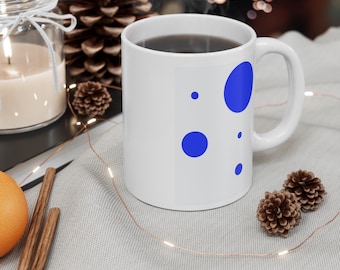 Becher 11 Unzen BLUE DOT MUG