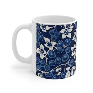 Tazza in ceramica 11 once TAZZA DI CAFFÈ AL MIRTILLO copertura dell'involucro del telefono rivestimento cellulare giacca di copertura armatura panoplia guscio nascondere guaina rivestimento di supporto