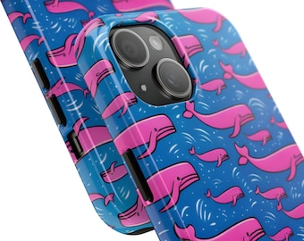 Tough Phone Cases WHALE PHONE SKIN phone wrapper cover cell coating coverture jacket armor panoply shell hide sheath backing encasement bark
