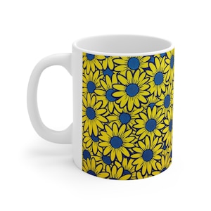 Keramisk mugg 340 ml DAISY COFFEE MUG tekopp kanna sejdel bägare stein kanna smuts lera java brygga kopp te juice jitter juice morgonryck