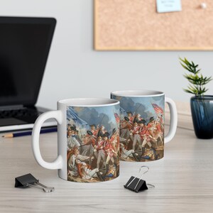 1776 Coffee Mug - 11oz Ceramic Coffee Cup for History Enthusiasts, War Memorial, Gift for Veterans, Collectible