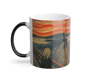 Color Morphing Mug, 11oz ART COFFE MUG tea cup flagon tankard seidel beaker stein pot dirt mud java brew cuppa go juice jitter